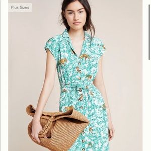 anthropologie maeve tiger dress